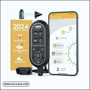ماسح ضوئي بي دي 310 محمول باليد وبلوتوث OBD2
